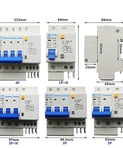 Miniature Circuit Breaker 1P 2P 3P 4P with Leakage Protection 6A 2
