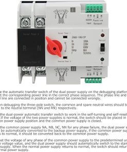 Automatic Home Transfer Switch for Convenient Power Supply Conversion 2