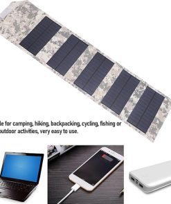 Foldable 10W USB Solar Panel Charger for Camping and Outdoor Use 2