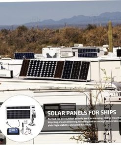 Lar Cell Plate Set Solar Panel Kit for Outdoor Use Easy to Carry 2