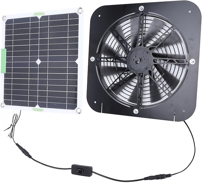 100W Solar Exhaust Fan 13.5 Inch for Attics and Greenhouses 100W Solar Exhaust Fan 13.5 Inch for Attics and Greenhouses