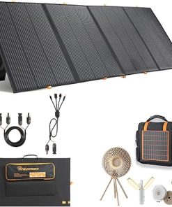 Portable 400W Solar Panel with Charger Bag for Camping Power Needs