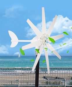 8 Leaf Wind Turbine Kit for Home Street Lighting and RV Power 2