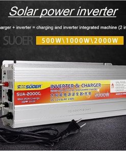 12V 220V Hybrid Solar Power Inverter Charger 500W 2000W USB Converter 2