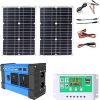 Dual Voltage Solar System 4000W Inverter 18W Panel 30A Controller RV Home 3