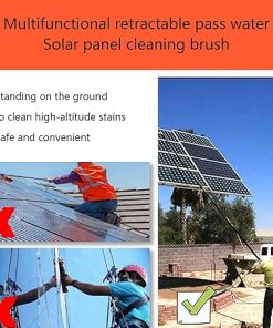 Solar Panel Cleaning Brush and Water Fed Rod Kit 9m 30ft Tool 2