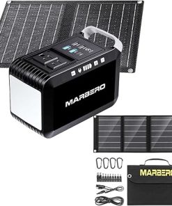 Camping Solar Generator 120W Peak with Solar Panel Charger 88Wh