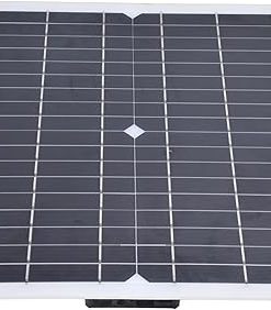 35W 12V Solar Panel Kit with Dual USB for Camping and Hiking