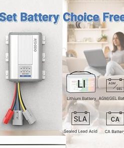 12V 40A DC to DC Charger and 1000W Inverter for 12V to 110V AC 2