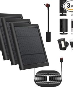 Wireless Solar Camera Kit with 10FT Cable for Ring Spotlight Cam