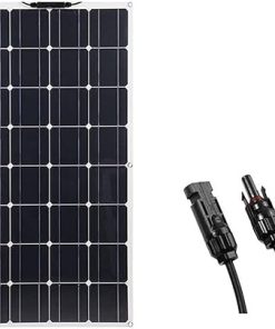 18V 100W Monocrystalline Solar Panel Kit for Car RV Camping