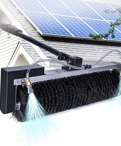 Solar Cleaning Brush Adjustable Water Fed Rod for PV Panel Wash 5.5m