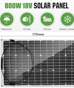 80W Portable Solar Panel Kit for Camping and Hiking Solar Charging 2