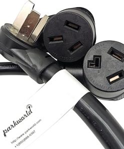 Parkworld 68000 NEMA 10-50 Splitter Cord 3FT Male Plug to Outlets 2