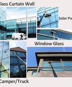 Solar Panel Window Cleaning Kit with Water Fed Pole and Brush 2