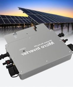 MPPT Solar Micro Inverter WiFi Control Waterproof Pure Sine Wave Output
