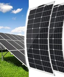 80 Watt Monocrystalline Semi-Flexible Solar RV Kit for Off-Grid Camping