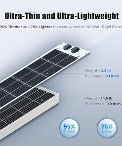 150W 200W Flexible Solar Panels Monocrystalline High Efficiency Module 2