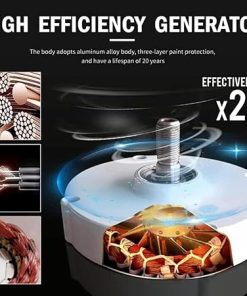 Efficient 12000W Gearless Permanent Magnet Generator for Turbines 2