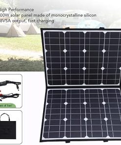 200W Portable Solar Panel Charger Kit for Travel and Camping Trips 2