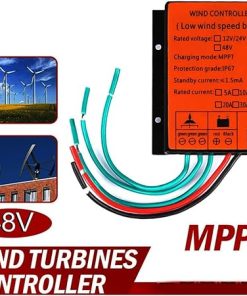 1000W 40A MPPT Wind Turbine Controller IP67 Waterproof with LED Indicator 2
