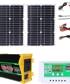 4000W Solar Power System with 50W Panel and 50A Controller for Home RV Boat 4000W Solar Power System with 50W Panel and 50A Controller for Home RV Boat