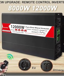 8000W 12000W Pure Sine Wave Inverter 12V 24V 48V to AC 220V 110V 2