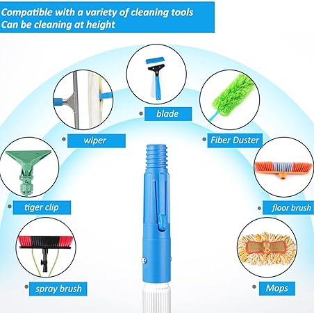 12m Window Cleaning Pole with Water Fed System for Solar Panels 2 12m Window Cleaning Pole with Water Fed System for Solar Panels - Image 2