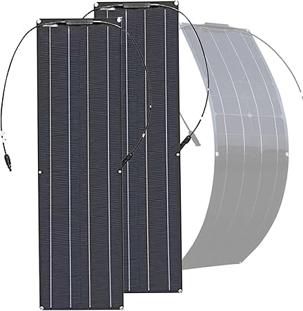 200W Solar Panel Bundle Flexible RV Generator Off-Grid 6-Hole Mount 200W Solar Panel Bundle Flexible RV Generator Off-Grid 6-Hole Mount