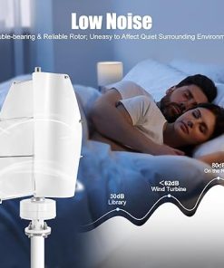 500W Wind Turbine with Permanent Magnet Generator Low Noise Easy Install 2