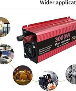 Portable Pure Sine Wave Inverter DC 24V to AC 220V 3000W Power Bank 2