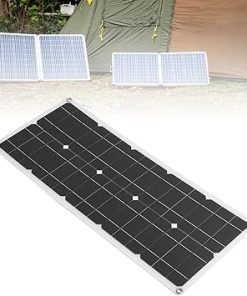 100W Monocrystalline Solar Panel Kit with Controller for Outdoor Use 2