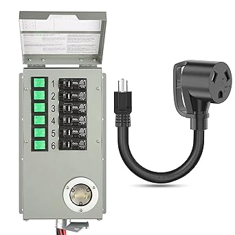 Nature’s Generator Transfer Switch 120V 30A Non-Automatic Power Transfer Kit with 30A to 15A Adapter Nature's Generator Transfer Switch 120V 30A Non-Automatic Power Transfer Kit with 30A to 15A Adapter