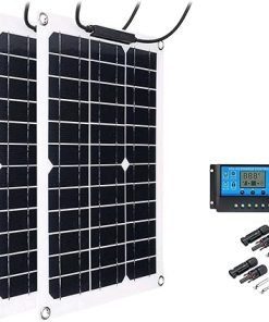 600W Solar Panel Kit 2Pcs 300W Flexible Waterproof Charger for 12V