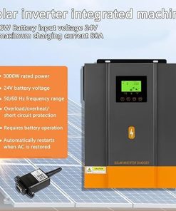 3000W Pure Sine Wave Solar Inverter 24V DC to 230V AC Off-Grid 2