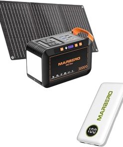 Portable Solar Generator 111Wh Power Station 120W with 30W Panel Portable Solar Generator 111Wh Power Station 120W with 30W Panel