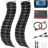 60W Foldable Solar Panel with 300W Portable Power Station for Travel 4