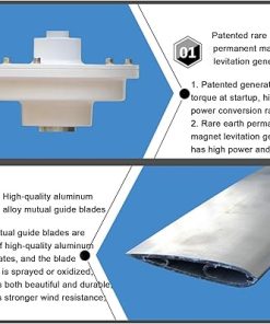 5000W Wind Turbines Rare Earth Magnetic Generator for Off-Grid Use 2