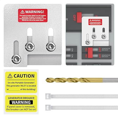 Marsflex 50 Amp Generator Cord Power Inlet Box and Interlock Kit 2 Marsflex 50 Amp Generator Cord Power Inlet Box and Interlock Kit - Image 2