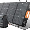 Marbero Portable Power Station 100W with Solar Panel for Camping 3