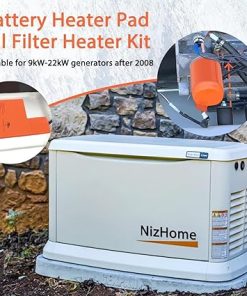 Battery Heater Pad and Oil Filter Heater Kit for Generac Generators 2