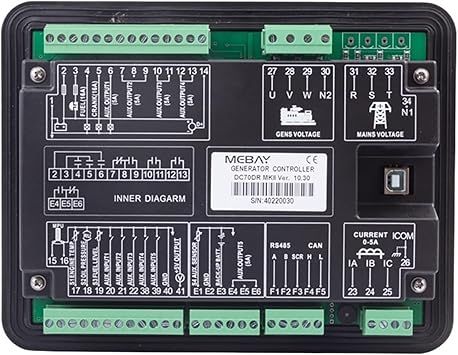 DC70D DC72D DC72DR Diesel Generator Controller with 4.3 LCD Display DC70D DC72D DC72DR Diesel Generator Controller with 4.3 LCD Display