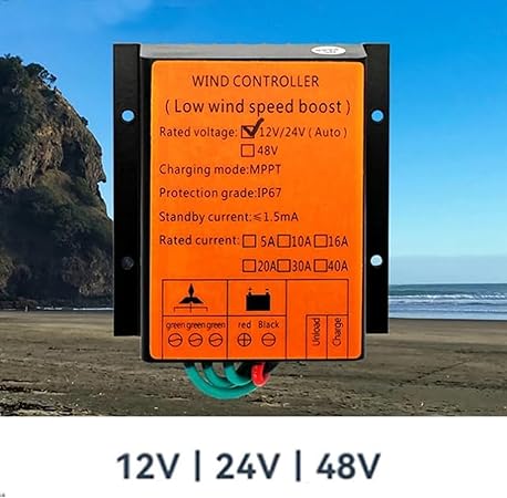 30A Wind Turbine Controller 6000W 12V 24V 48V 220V MPPT IP67 Waterproof 2 30A Wind Turbine Controller 6000W 12V 24V 48V 220V MPPT IP67 Waterproof - Image 2
