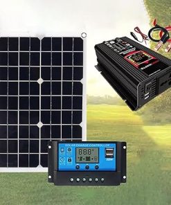 18W 12V Solar Panel Kit with 6000W Inverter for Home and Car
