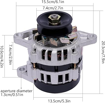 24V 2KW Brushless AC/DC Generator for Agricultural Vehicle Charging 2 24V 2KW Brushless AC/DC Generator for Agricultural Vehicle Charging - Image 2