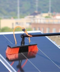 Solar Panel Cleaning Brush and Water Fed Pole Kit 24FT for Windows Solar Panel Cleaning Brush and Water Fed Pole Kit 24FT for Windows