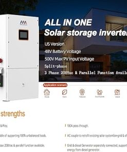12KW Solar Hybrid Inverter 48V DC to 240V AC with 4 MPPT Controller 2