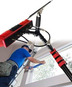 Solar Panel Cleaning Brush and Water Fed Rod Kit 9m 30ft Tool