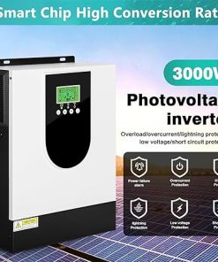 3000W 24V Off Grid Solar Hybrid Inverter with 60A MPPT Controller 2
