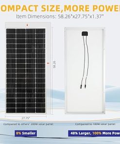 200 Watt Monocrystalline Solar Panel for Off-Grid Charging Solutions 2